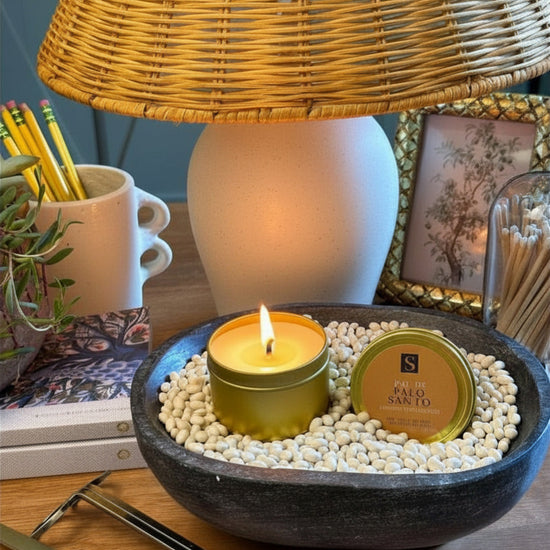 Palo Santo Gold Tin Candle