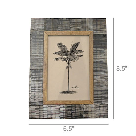 4x6 Chiseled Horn Picture Frame
