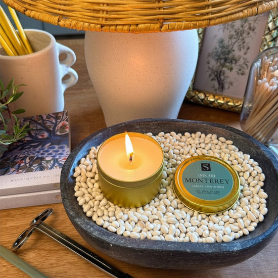 Monterey Gold Tin Candle