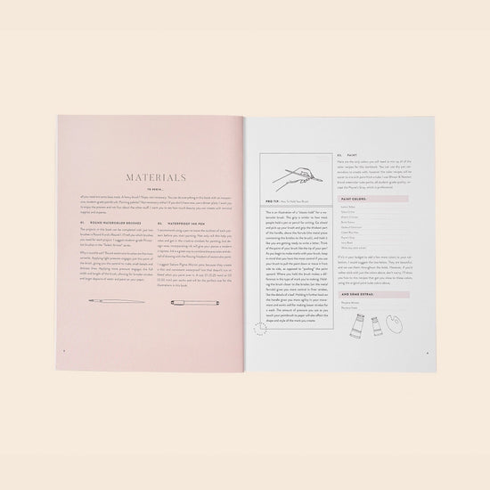 Botanical Watercolor Workbook