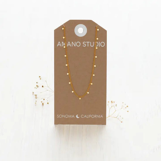 Tiny Dot Chain Necklace