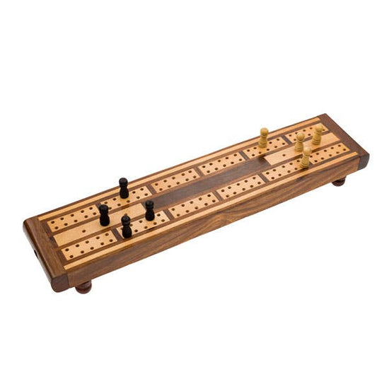 Wood Cribbage Game