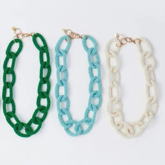 Light Blue Jenna Chain Necklace