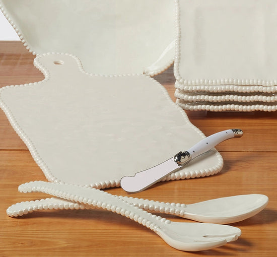 *REGISTRY ITEM: Perlette Cream Melamine Salad Servers*