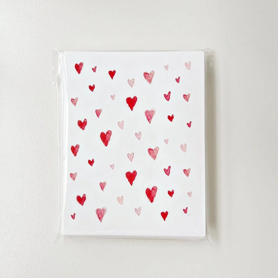 Set of 8 Heart Notecards
