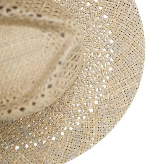 Seira Wide Brim Open Weave Hat