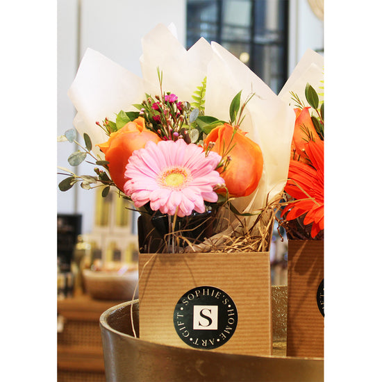 Fresh Flower Arrangement - Mini Vase