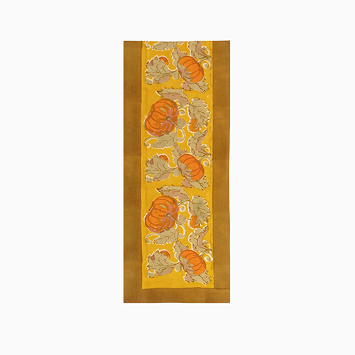 16x72 Pumpkin Orange/Mustard Runner