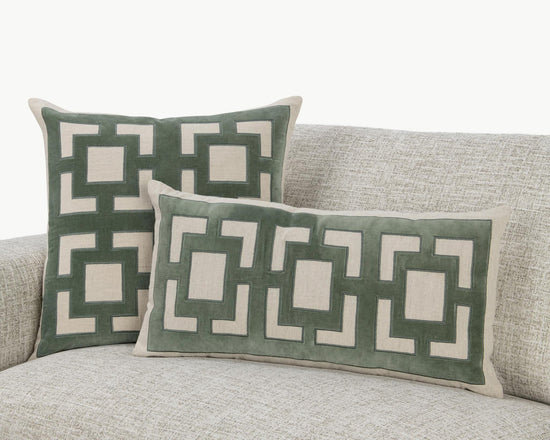 14x26 Jade Green Corbin Pillow