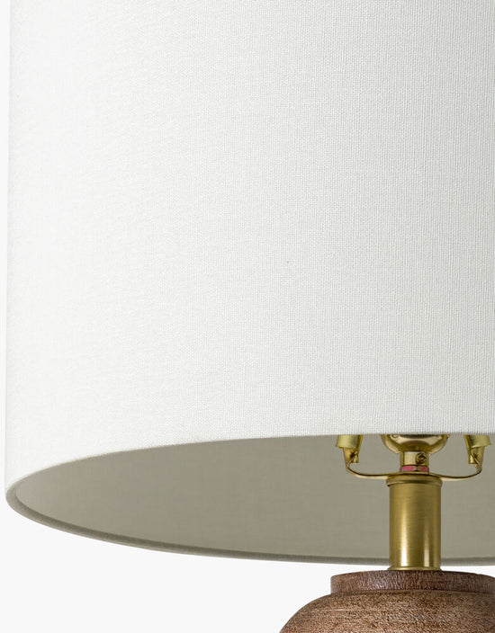 Algarve Painted Brown Lamp