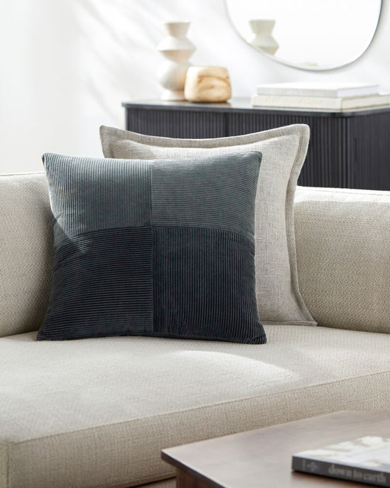 Charcoal Corduroy Pillow