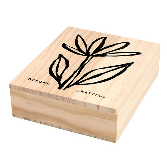 Thank You Greeting Card Set w/Wood Box
