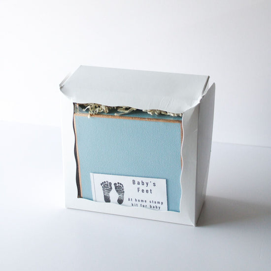 Blue Baby's Feet Stamp Kit