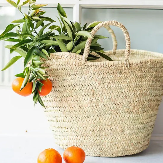 Woven Shopping Basket