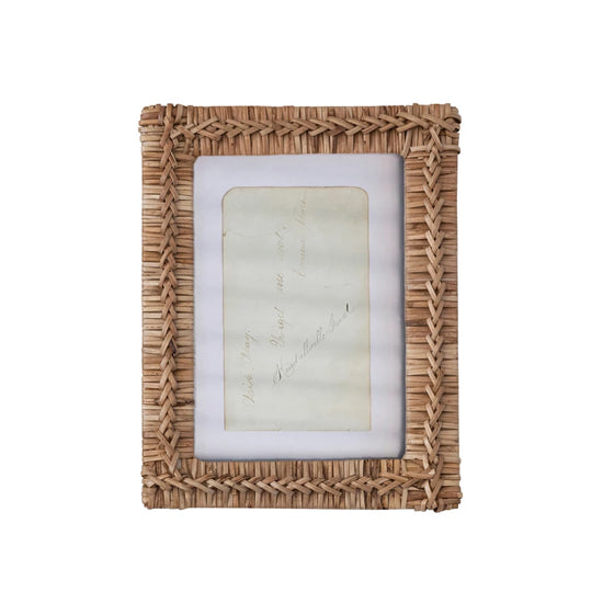 5x7 Natural Rattan Frame