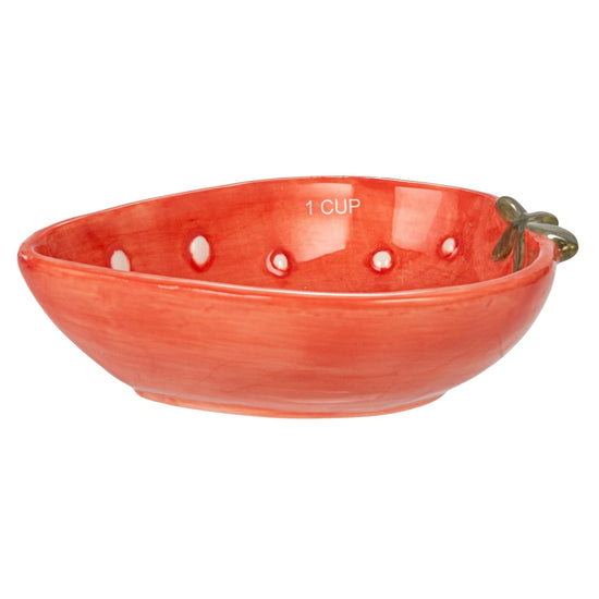 *REGISTRY ITEM: Hand-Painted Strawberry Shaped Measuring Cups* PURCHASED