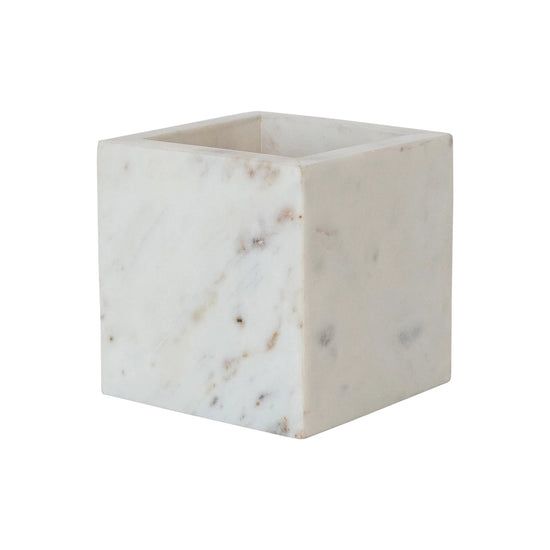 White Marble Container