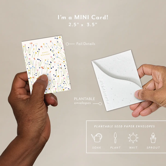 Sweetest Stems Mini Greeting Card