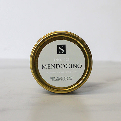 Mendocino Gold Tin Candle