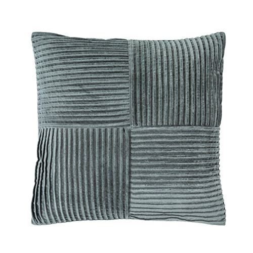 Slate Blue Conrad Pleated Pillow