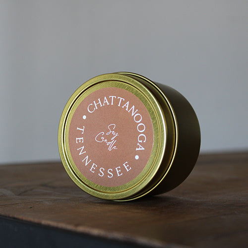 Chattanooga Gold Tin Candle