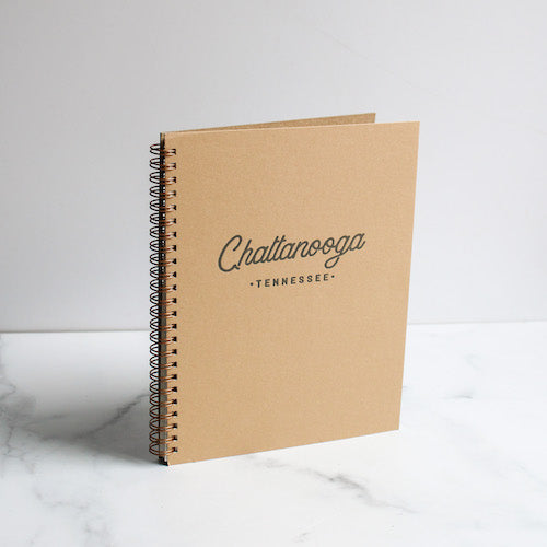 Chattanooga Script Lined Notebook