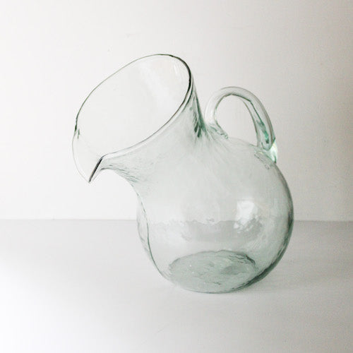 Small Tilted Glass Pitcher  Sophie's Shoppe – www.