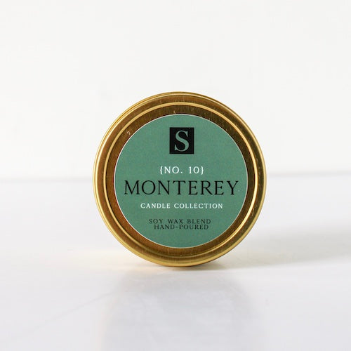 Monterey Gold Tin Candle