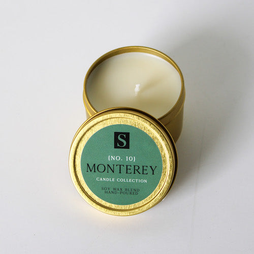 Monterey Gold Tin Candle