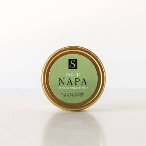 Napa Gold Tin Candle