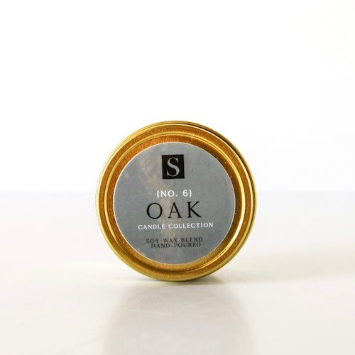 Oak Tin Candle