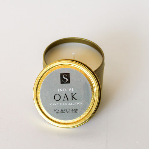 Oak Tin Candle