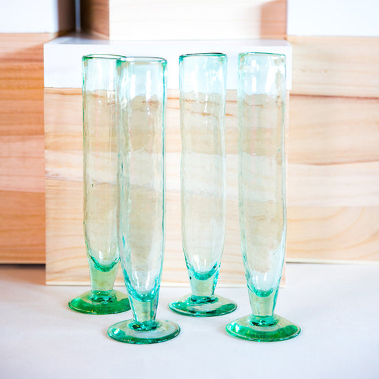 Recycled Champagne Flute