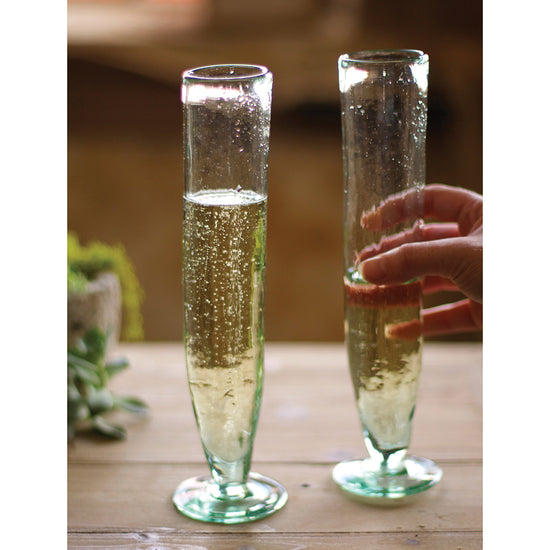 Recycled Champagne Flute