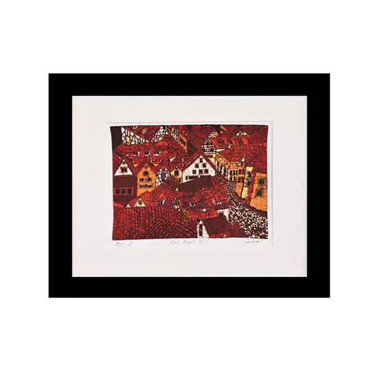 Red Roofs Art Print