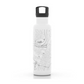 White Chattanooga Map Water Bottle