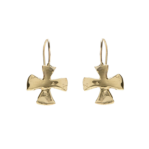 Vintage Cross Earrings