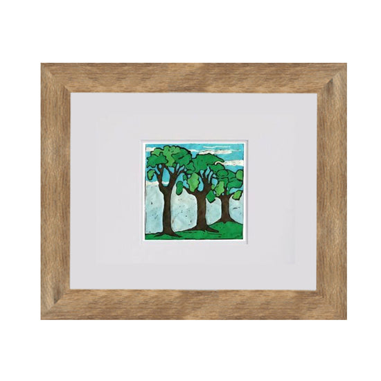 Spring Trees One Art Print