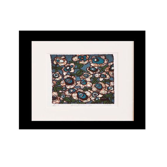 Blue Flowers Art Print