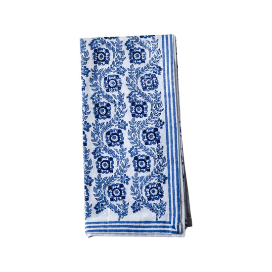 S/4 Grand Blue and White Napkins