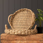*REGISTRY ITEM: Small Handmade Circle Braided Seagrass Tray*