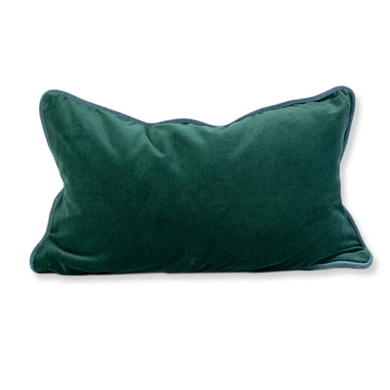Green + Aqua Charliss Pillow