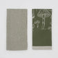 Mushroom Waffle Towel Brown