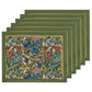 S/6 Blue + Vert Jardin Placemats