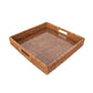 *REGISTRY ITEM: Rattan Square Ottoman Tray w/Glass*