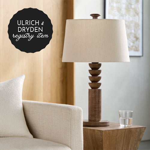 *REGISTRY ITEM: Wheat Linen Munisip Lamp - PURCHASED*