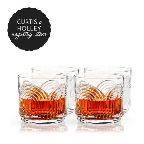*REGISTRY ITEM: Set of 4 Beau Lowball Tumbler*