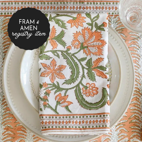 *REGISTRY ITEM: S/4 Kimberly Napkins*