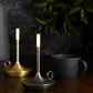 Small Black Portable Rechargeable Candle Lamp