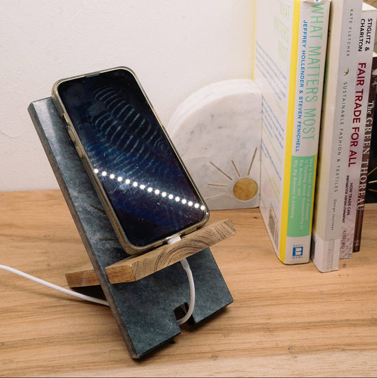 Indukala Sunrise Marble Phone Stand